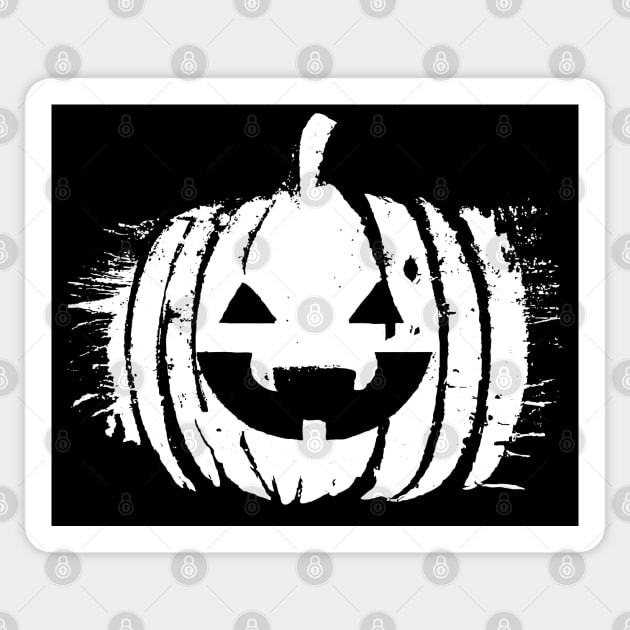 Spooky Laughing Pumpkin Head | Halloween Sticker by TMBTM